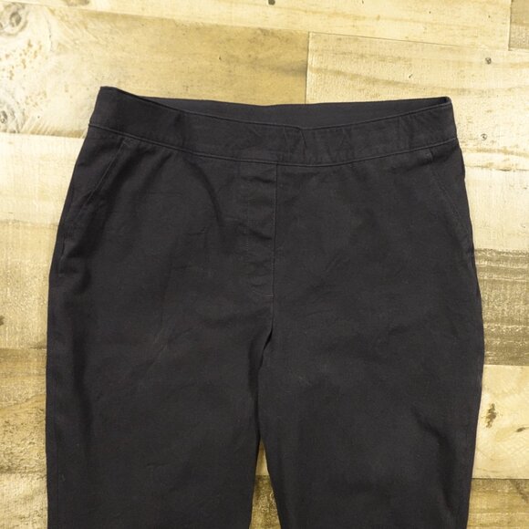 SPANX On-The-Go Ankle polished ankle slim pant women's large classic black - Picture 2 of 13